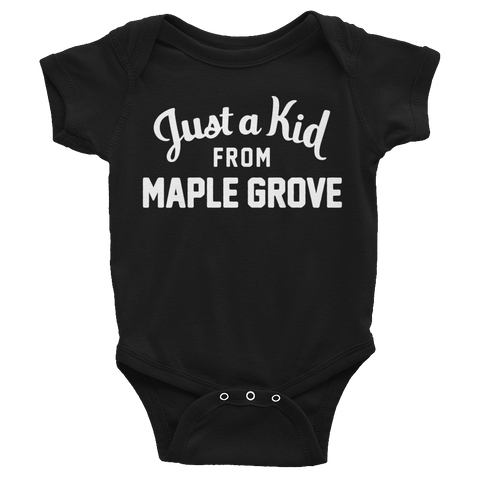 Maple Grove Onesie | Just a Kid from Maple Grove