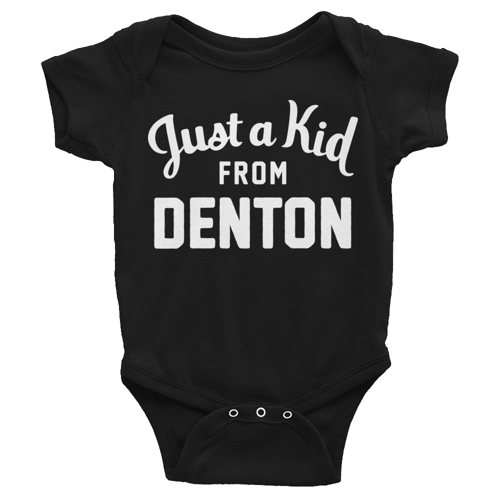 Denton Onesie | Just a Kid from Denton