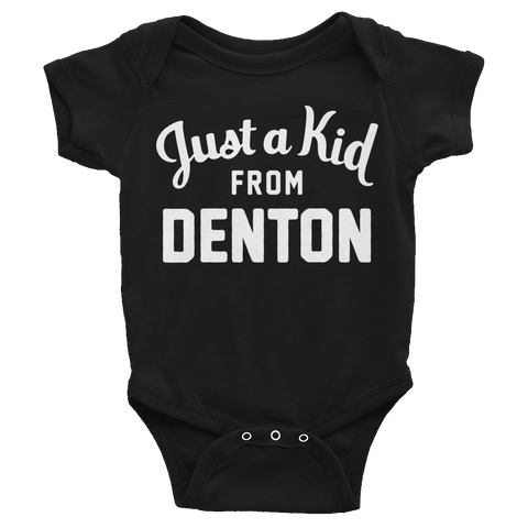 Denton Onesie | Just a Kid from Denton