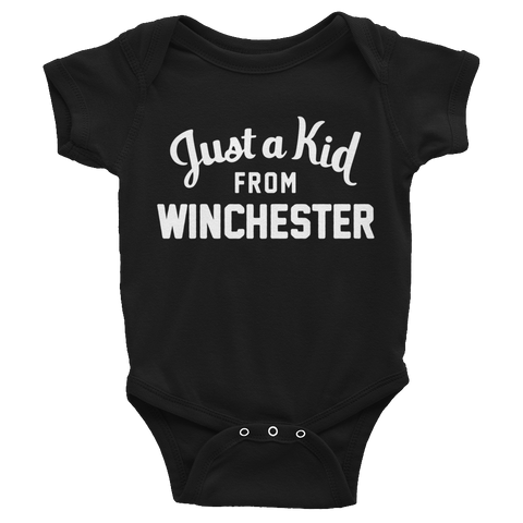 Winchester Onesie | Just a Kid from Winchester