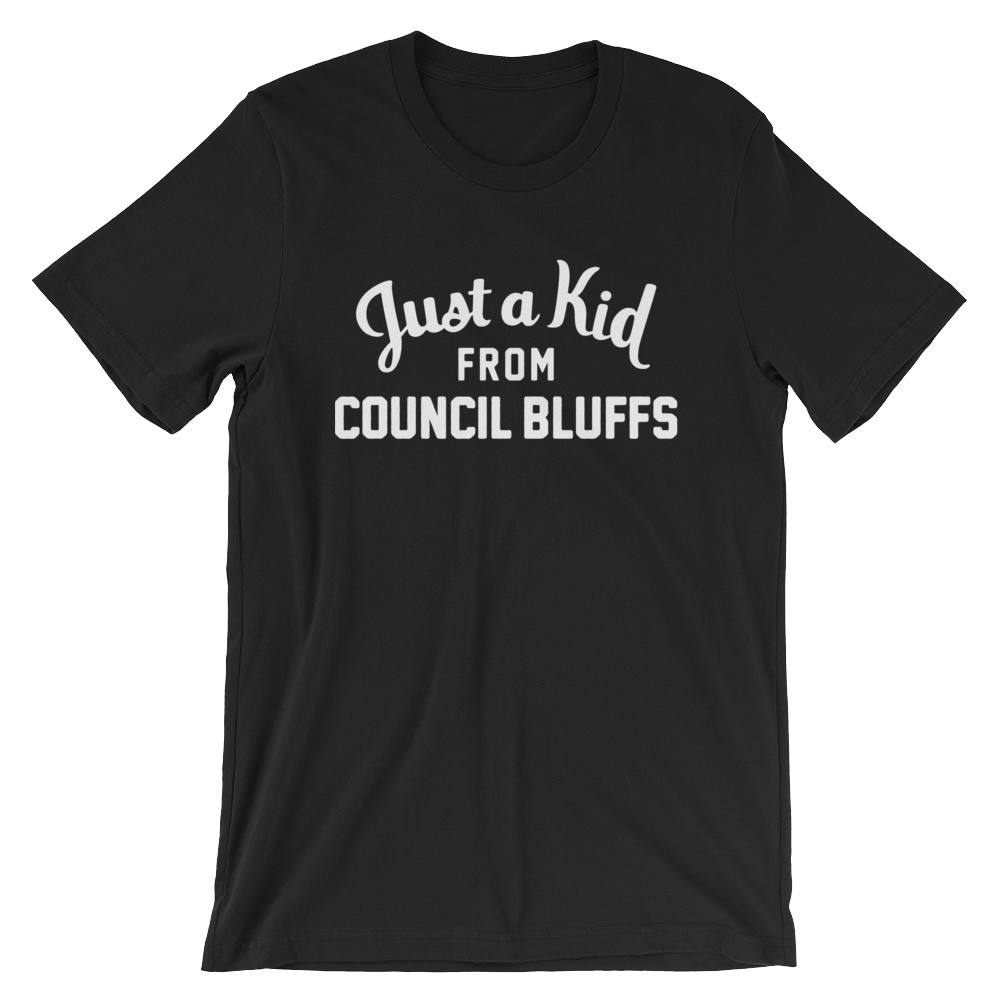 Council Bluffs T-Shirt | Just a Kid from Council Bluffs