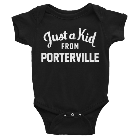 Porterville Onesie | Just a Kid from Porterville