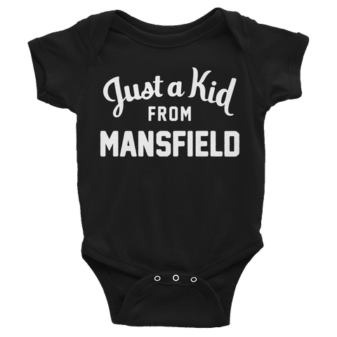 Mansfield Onesie | Just a Kid from Mansfield