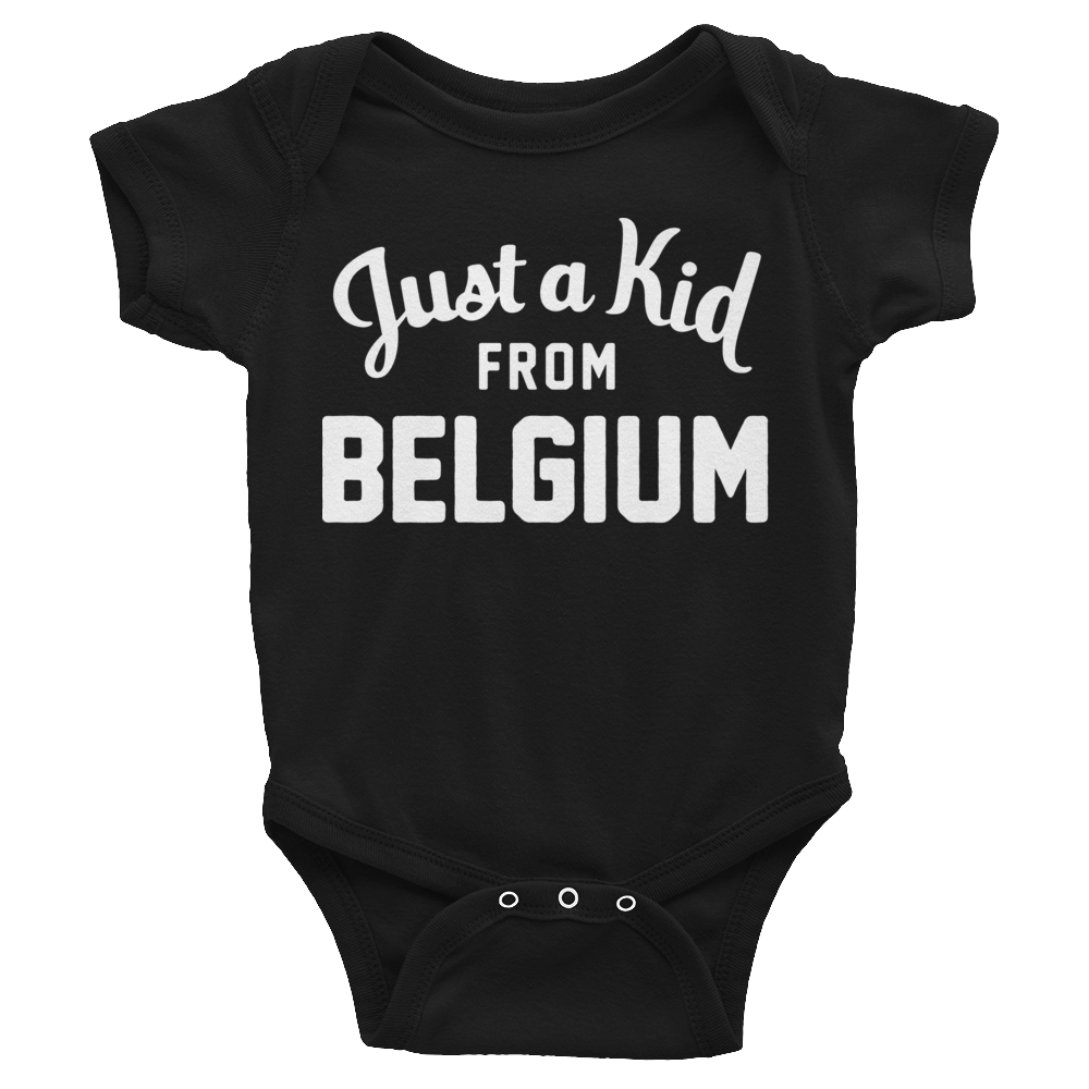 Belgium Onesie | Just a Kid from Belgium