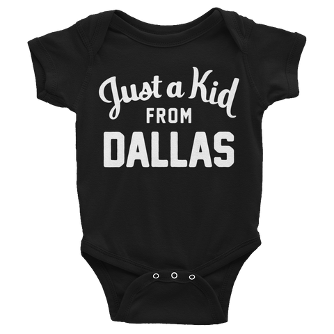 Dallas Onesie | Just a Kid from Dallas