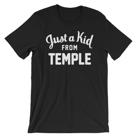 Temple T-Shirt | Just a Kid from Temple