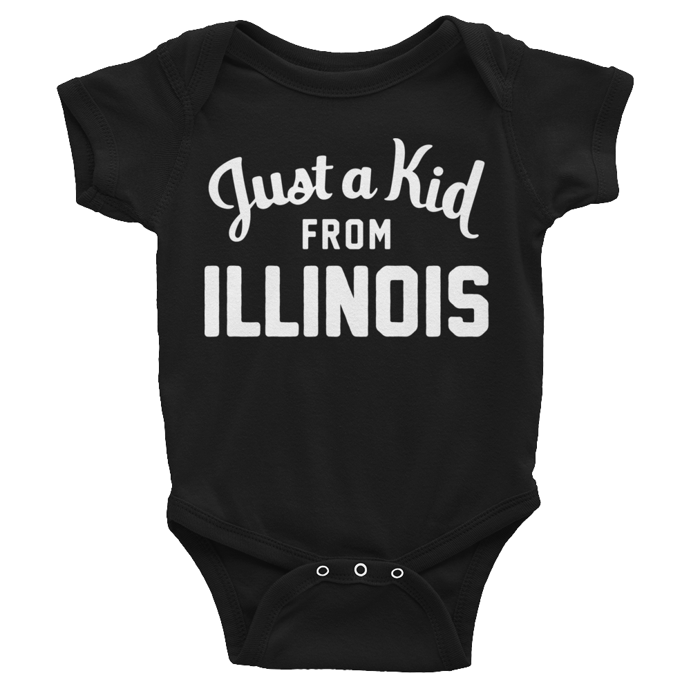 Illinois Onesie | Just a Kid from Illinois