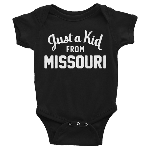 Missouri Onesie | Just a Kid from Missouri