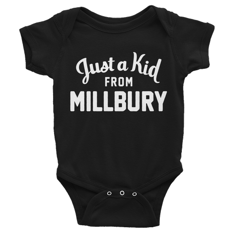 Millbury Onesie | Just a Kid from Millbury