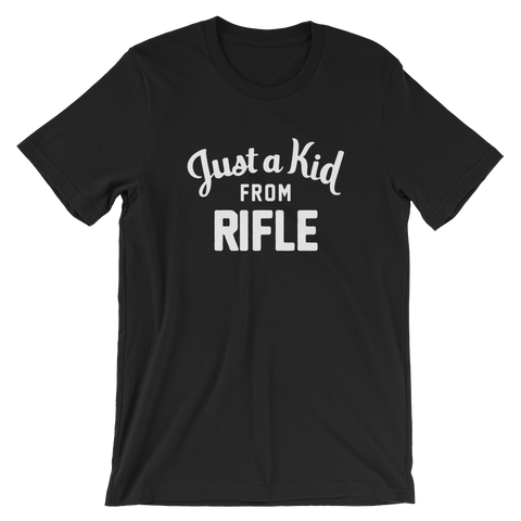 Rifle T-Shirt | Just a Kid from Rifle