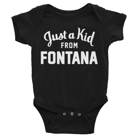 Fontana Onesie | Just a Kid from Fontana