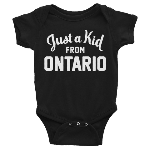 Ontario Onesie | Just a Kid from Ontario