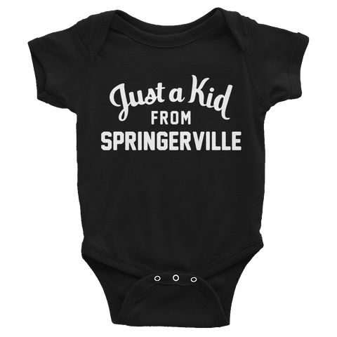 Springerville Onesie | Just a Kid from Springerville