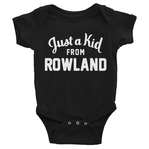 Rowland Onesie | Just a Kid from Rowland