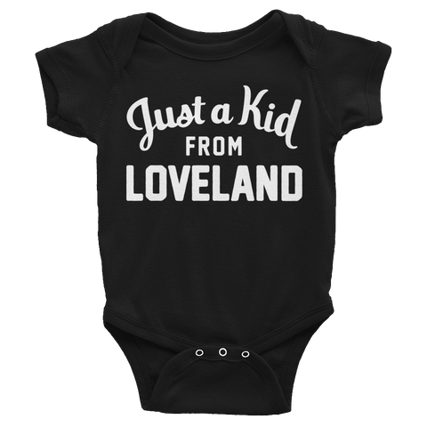 Loveland Onesie | Just a Kid from Loveland