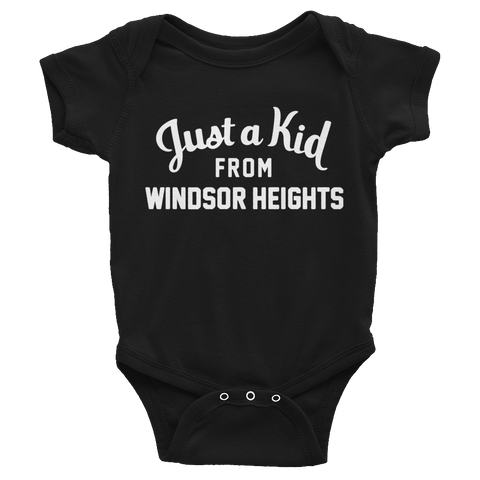 Windsor Heights Onesie | Just a Kid from Windsor Heights