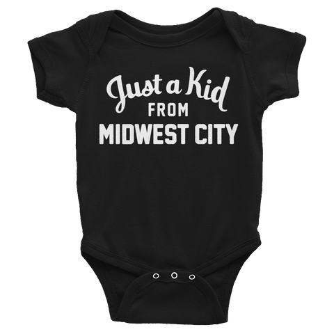 Midwest City Onesie | Just a Kid from Midwest City