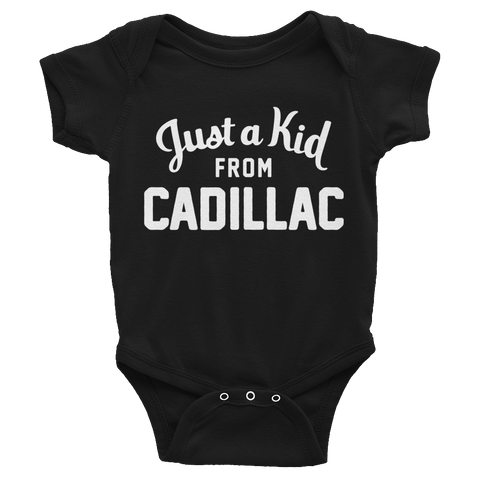 Cadillac Onesie | Just a Kid from Cadillac