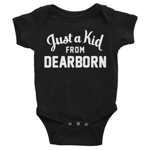Dearborn Onesie | Just a Kid from Dearborn