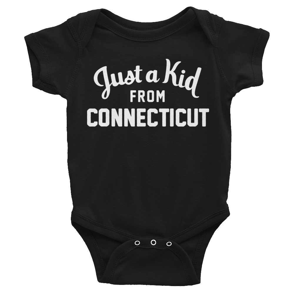 Connecticut Onesie | Just a Kid from Connecticut