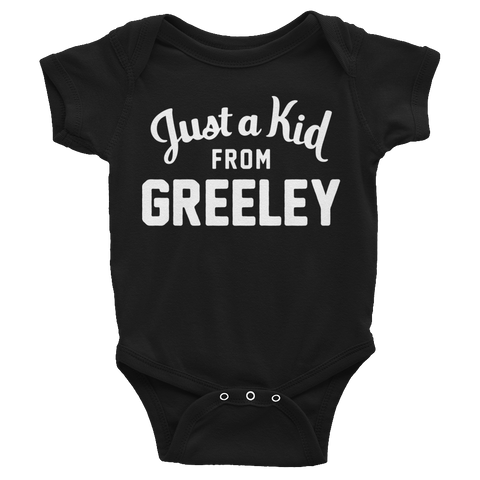 Greeley Onesie | Just a Kid from Greeley