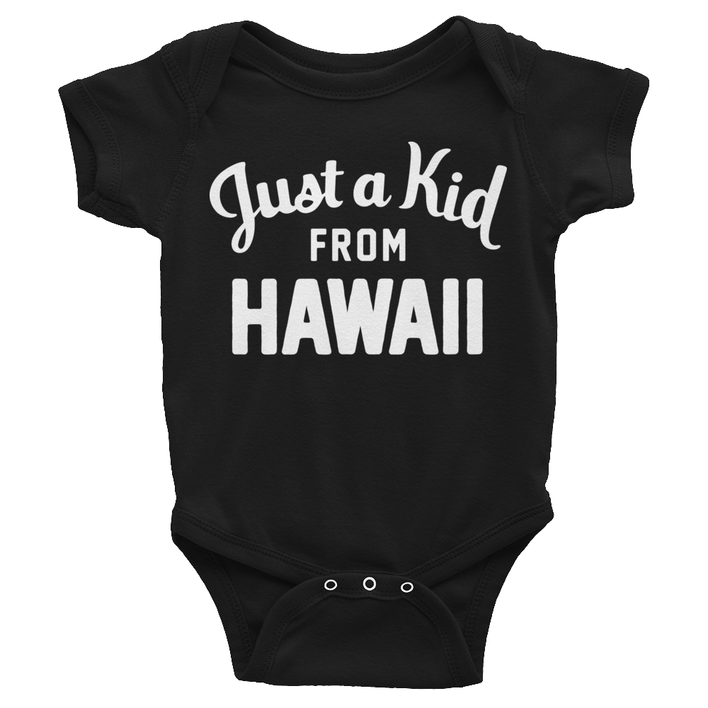 Hawaii Onesie | Just a Kid from Hawaii