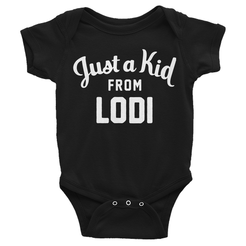 Lodi Onesie | Just a Kid from Lodi