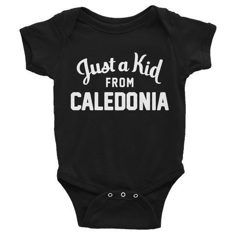 Caledonia Onesie | Just a Kid from Caledonia