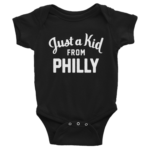 Philly Onesie | Just a Kid from Philly