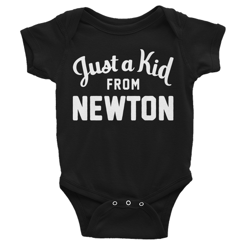 Newton Onesie | Just a Kid from Newton