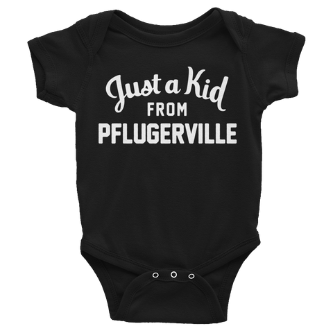 Pflugerville Onesie | Just a Kid from Pflugerville