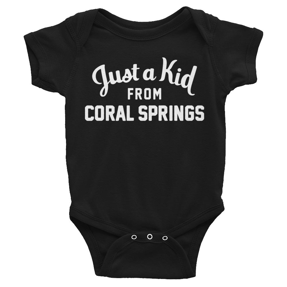 Coral Springs Onesie | Just a Kid from Coral Springs