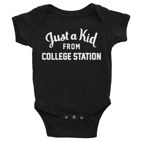 College Station Onesie | Just a Kid from College Station