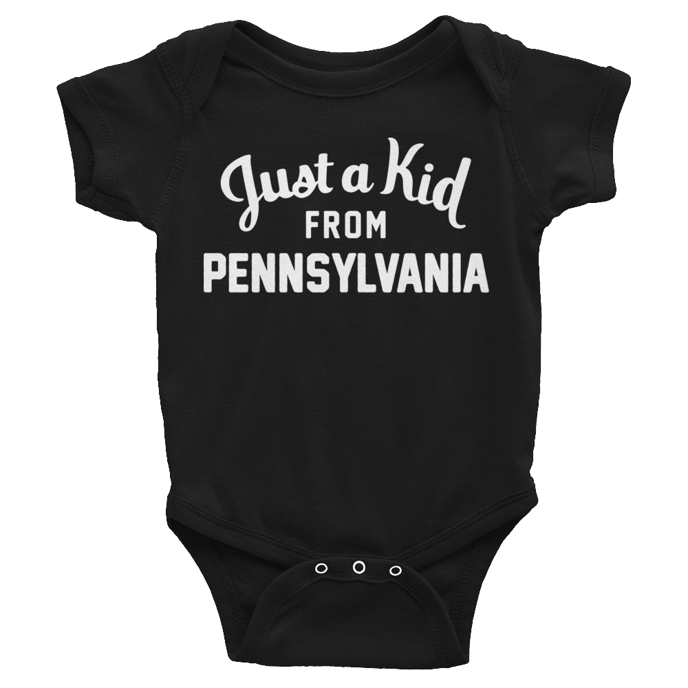 Pennsylvania Onesie | Just a Kid from Pennsylvania