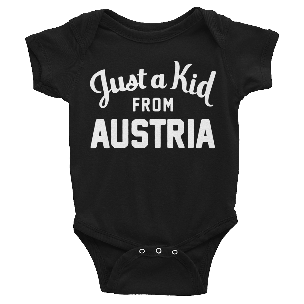 Austria Onesie | Just a Kid from Austria