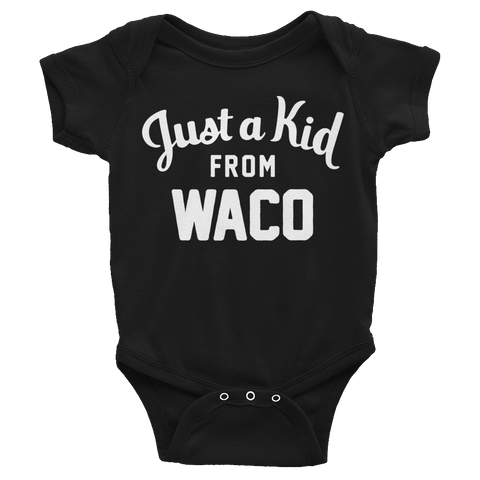 Waco Onesie | Just a Kid from Waco