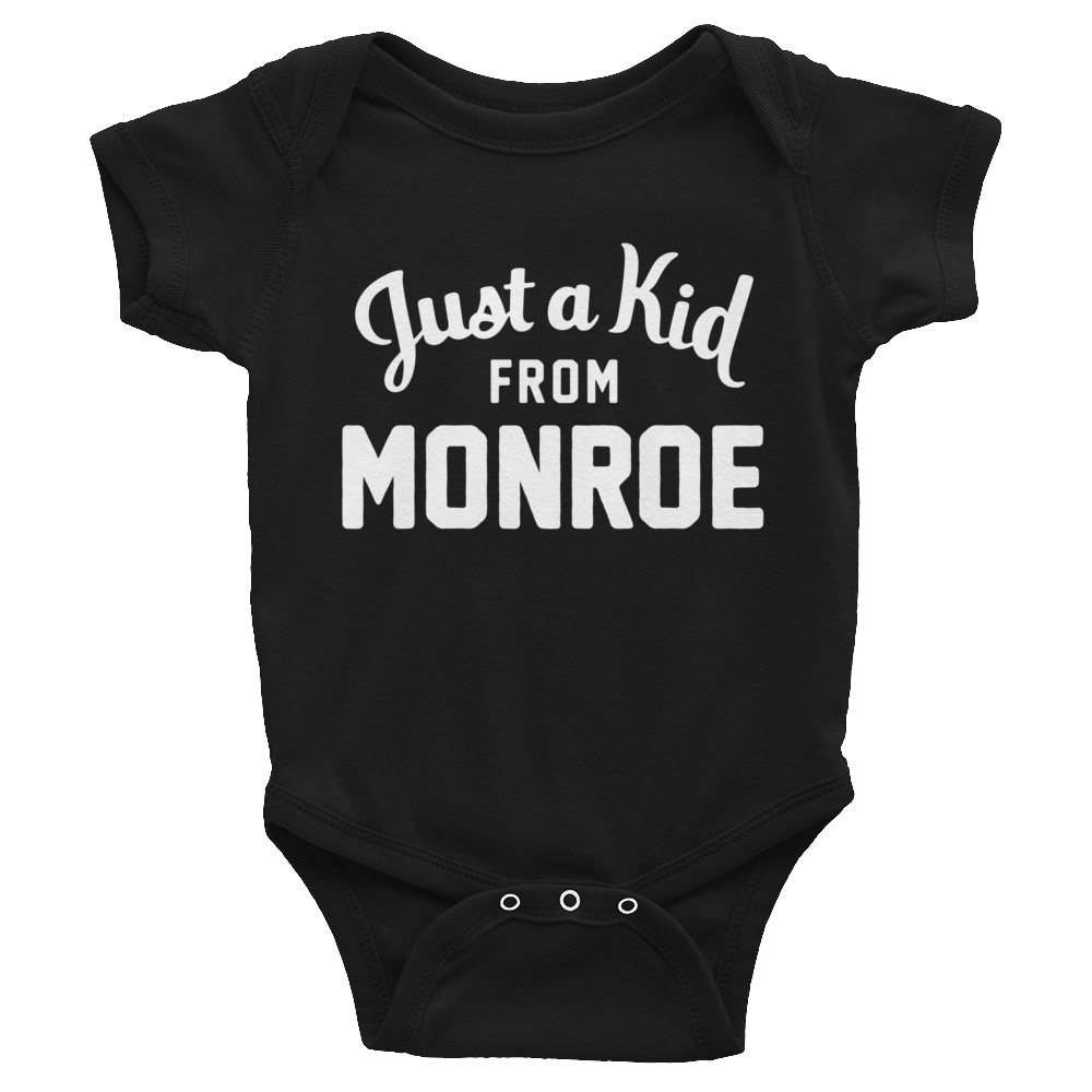Monroe Onesie | Just a Kid from Monroe