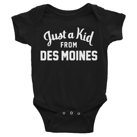 Des Moines Onesie | Just a Kid from Des Moines