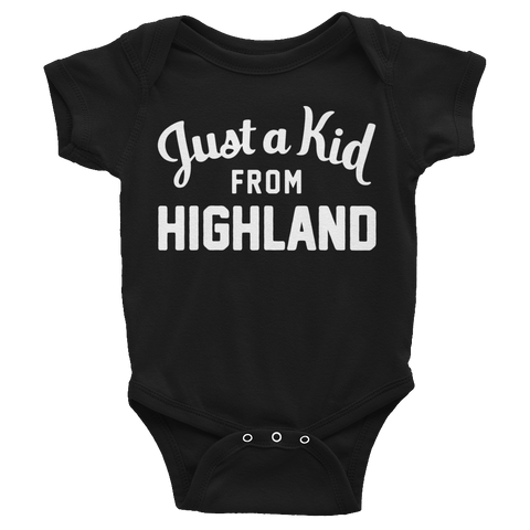 Highland Onesie | Just a Kid from Highland