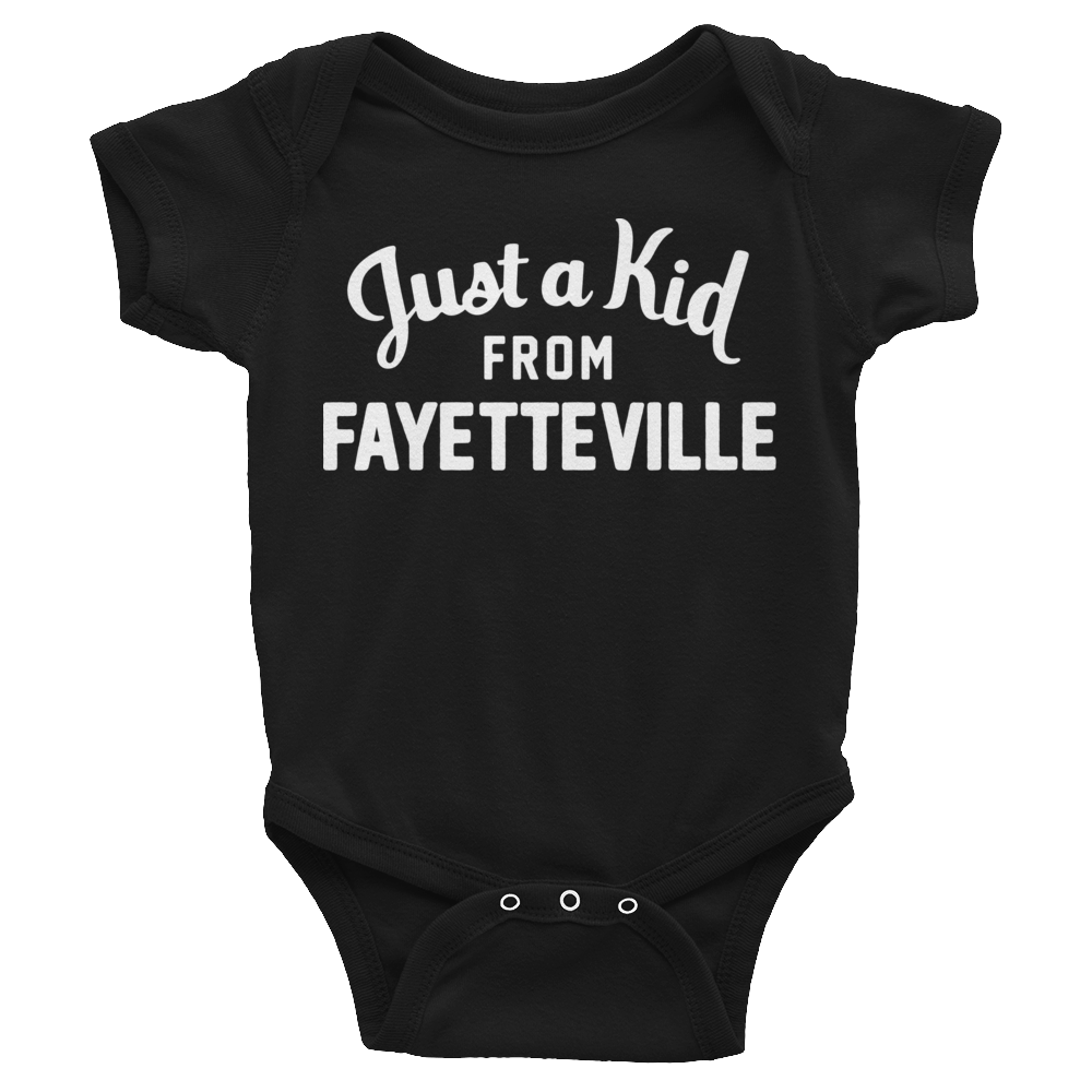 Fayetteville Onesie | Just a Kid from Fayetteville